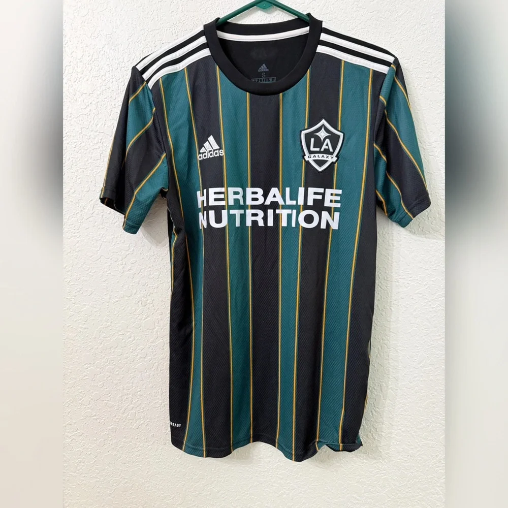 Adidas - LA Galaxy 21/22 Away Soccer Futbol Jersey Kit - S